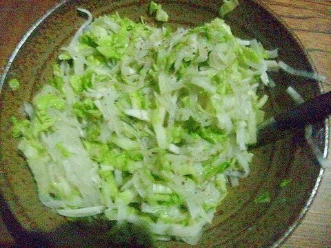 白菜と大根のさっと煮サラダ